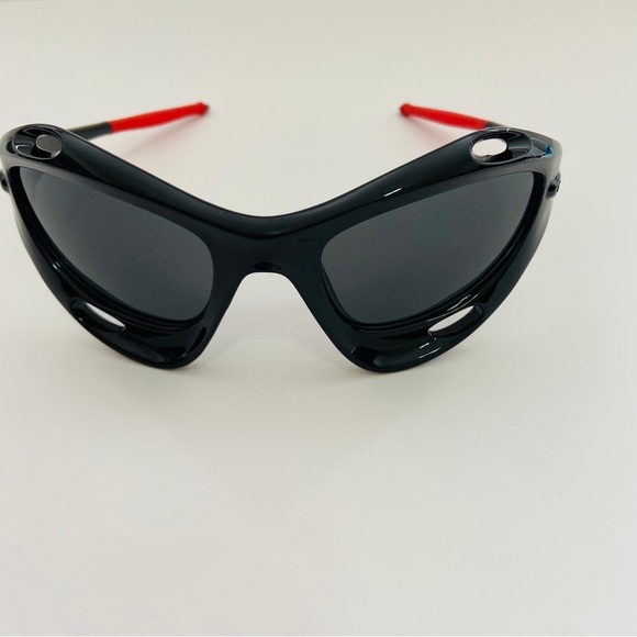 Steampunk chunky futuristic racing Running Fashion Sunglasses Glasses black - Picture 7 of 7